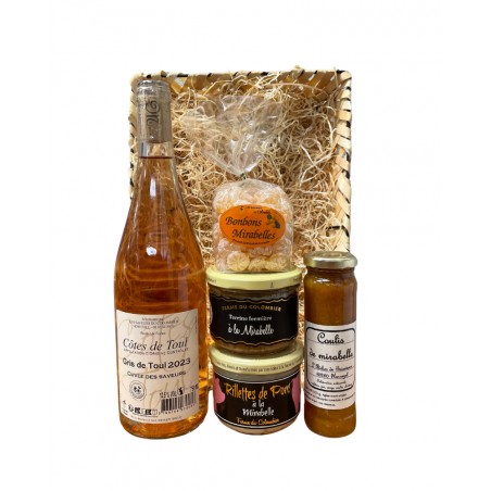 Panier garni Autour de la Lorraine, assortiment de produits lorrains