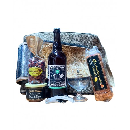Panier garni le sac à dos isotherme, assemblage de produits lorrains
