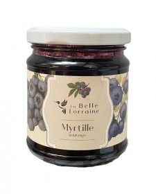 Confiture La Belle Lorraine à la myrtille sauvage, produite par les Confiture de la Hoube