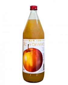 Jus de pomme trouble 1l produit par Sautter en Alsace (67)