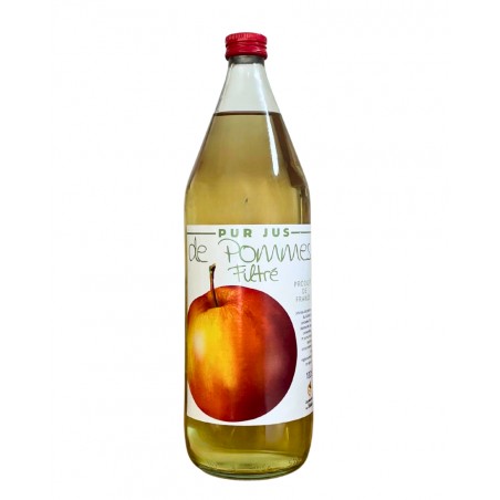 Jus de pommes filtré 1L produit par Sautter en Alsace (67)