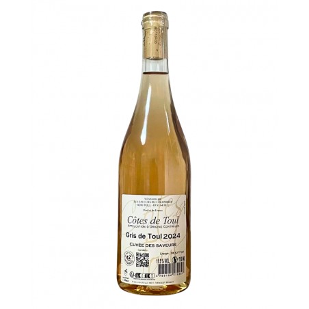 Vin gris de Côtes de Toul, Cuvée des Saveurs, produit par le domaine Régina (Bruley, 54)
