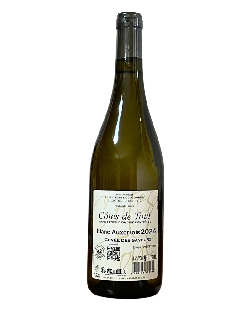 Vin blanc des Côtes de Toul Cuvée des Saveurs, produit par le domaine Régina (Bruley, 54)