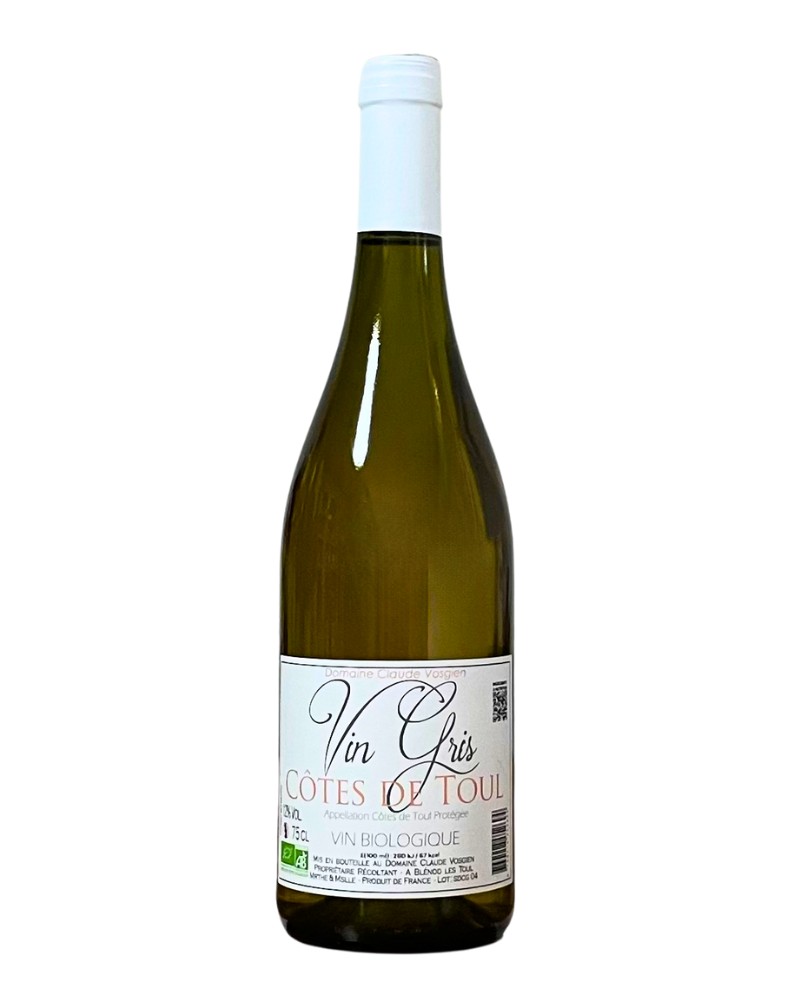 Vin gris des Côtes de Toul bio, produit par le domaine Claude Vosgien (Blénod-lès-Toul, 54)