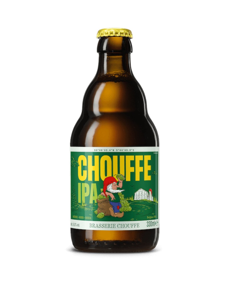 Bière belge Houblon Chouffe 33cl, produite par la brasserie d'Achouffe