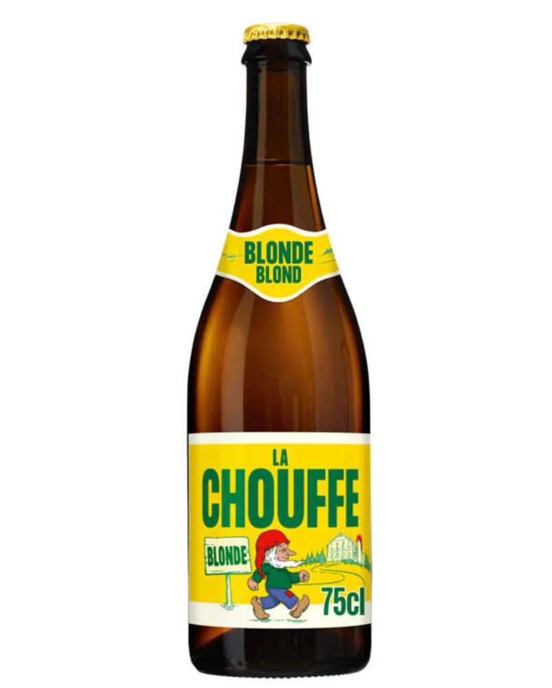 Bière belge La Chouffe 75cl, produite par la brasserie d'Achouffe (Belgique) Bière belge La Chouffe 75cl, produite par la brasserie d'Achouffe (Belgique)