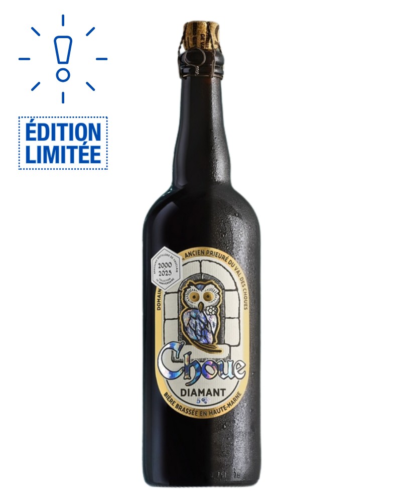 Bière Choue blanche 75cl, produite par la brasserie Vauclair en Haute-Marne (52) Bière Choue blanche 75cl, produite par la brasserie Vauclair en Haute-Marne (52)