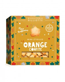 Biscuits étoiles à l'orange - 120g par la biscuiterie Billiotte (25)