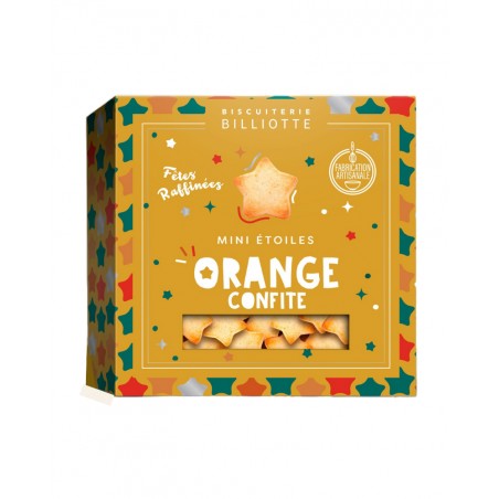 Biscuits étoiles à l'orange - 120g par la biscuiterie Billiotte (25)
