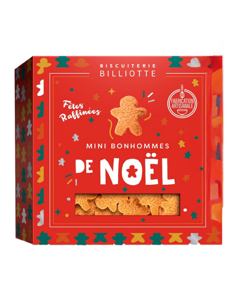 Biscuits Bohnommes de Noël - 120g par la biscuiterie Billiotte (25)