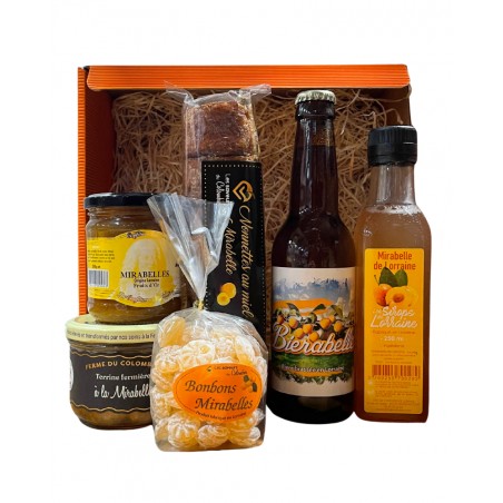 Panier garni lorrain 100% mirabelle - Les saveurs du Colombier