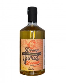Rhum arrangé à la mirabelle de Lorraine le Pirate Lorrain, produit par la Distillerie du Castor (57)