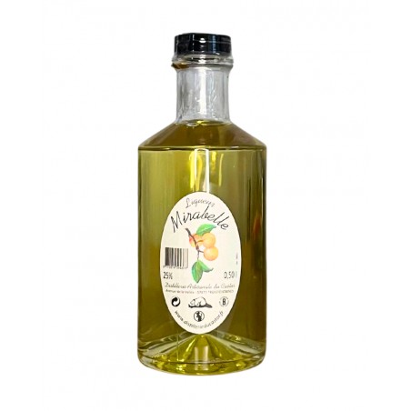 Liqueur de mirabelle, produit par la Distillerie du Castor (57)