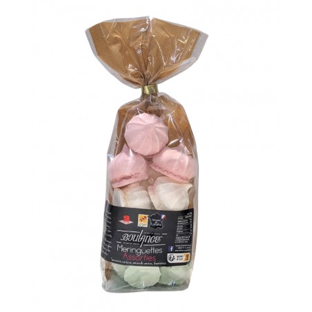 Meringuettes Assorties 60g, produites par la Maison Boulanger à Allain (54)