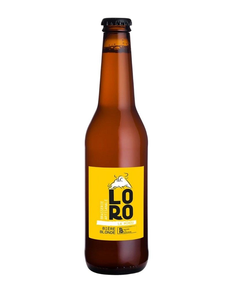 Brasserie Loro - Bière blonde 33cl "La mimou". Brassée en Bourgogne