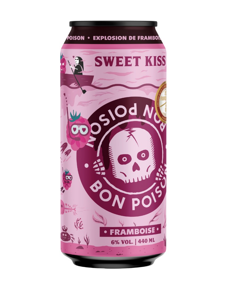 Boisson fermentée à la framboise 44cl - Bon Poison - Brassée en Moselle