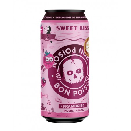 Boisson fermentée à la framboise 44cl - Bon Poison - Brassée en Moselle