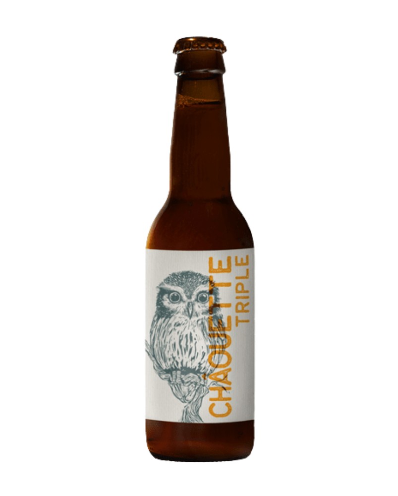 Bière triple bio La Châouette 75cl, produite en Lorraine (54)