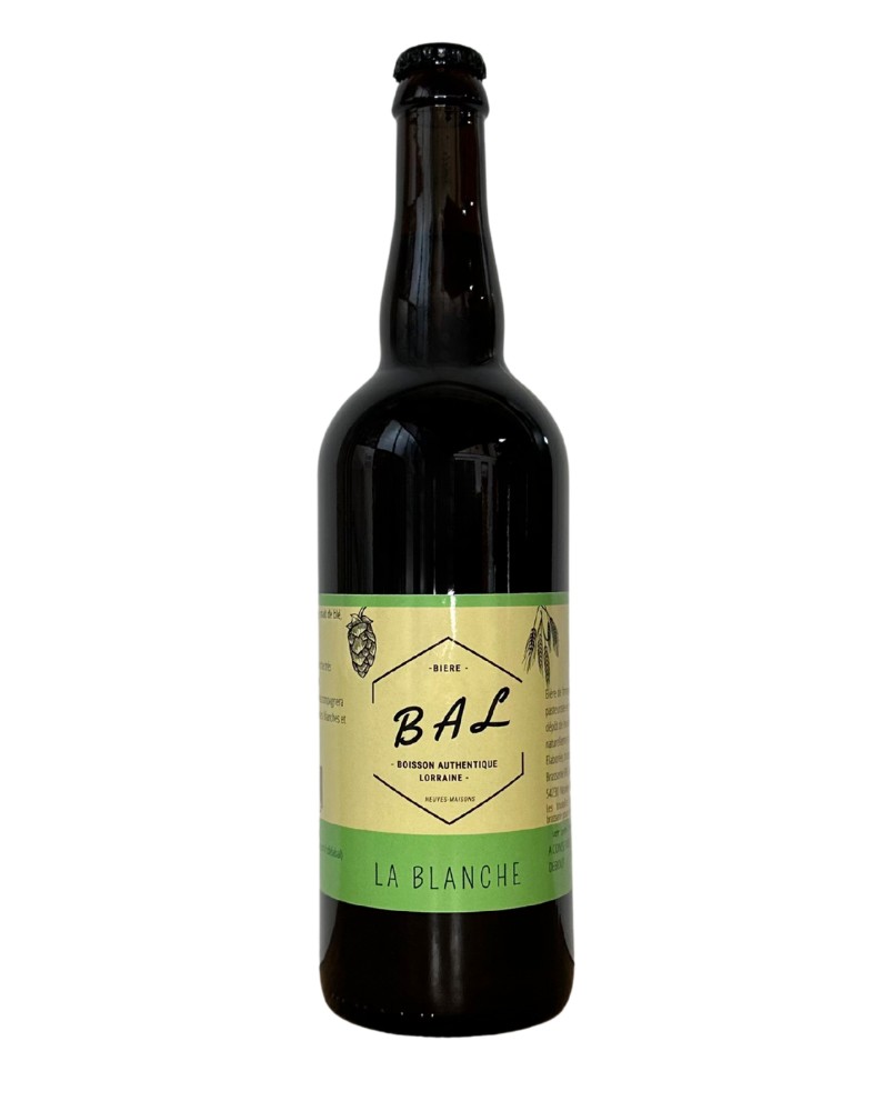 Bière blanche artisanale de Lorraine (54), produite par la brasserie c'est de la BAL