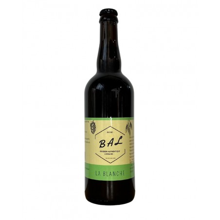 Bière blanche artisanale de Lorraine (54), produite par la brasserie c'est de la BAL