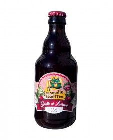 Bière à la cerise griotte 33cl, produite par la brasserie de la Grenouille Assoiffée (57)
