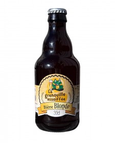 Bière La Grenouille Assoiffée blonde 33cl, produite en Moselle (57)