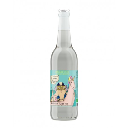 Limonade citron / citron vert bio artisanale 33cl - Brasserie Cheval (Toul, 54)