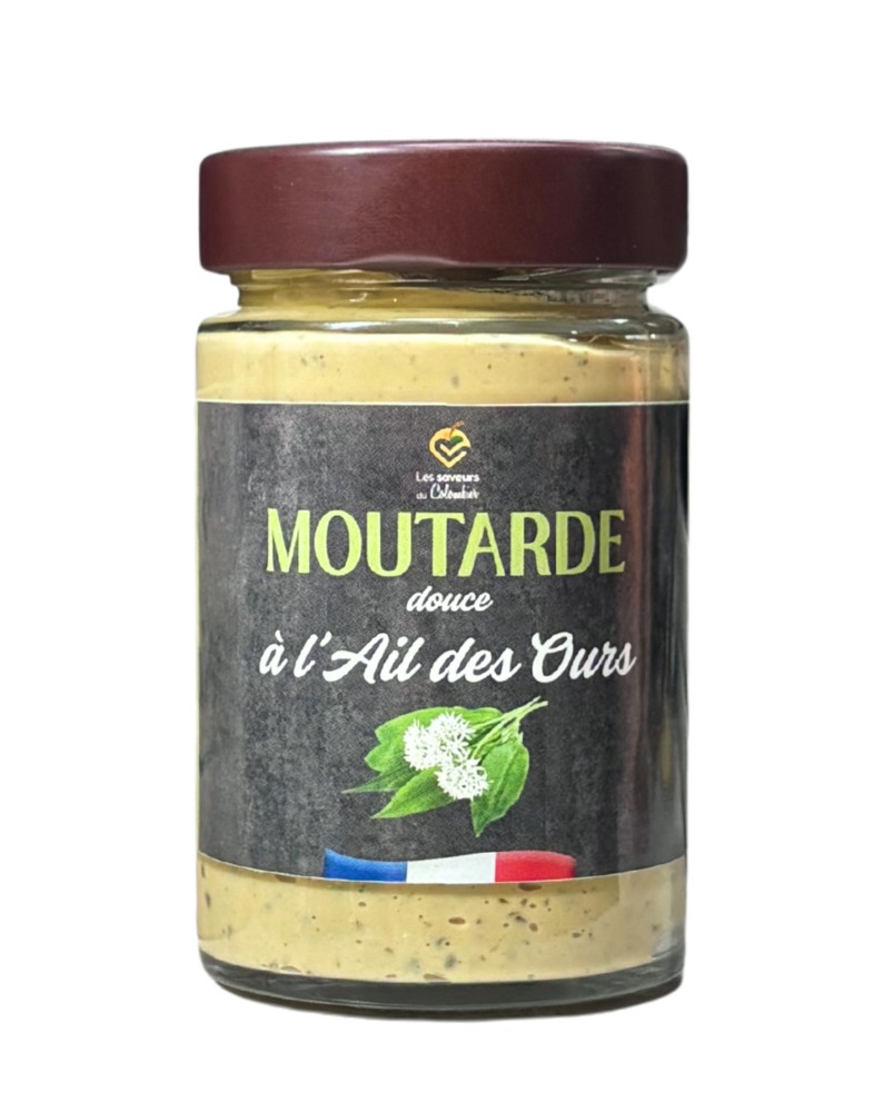 Moutarde douce à l'ail des ours - 200g