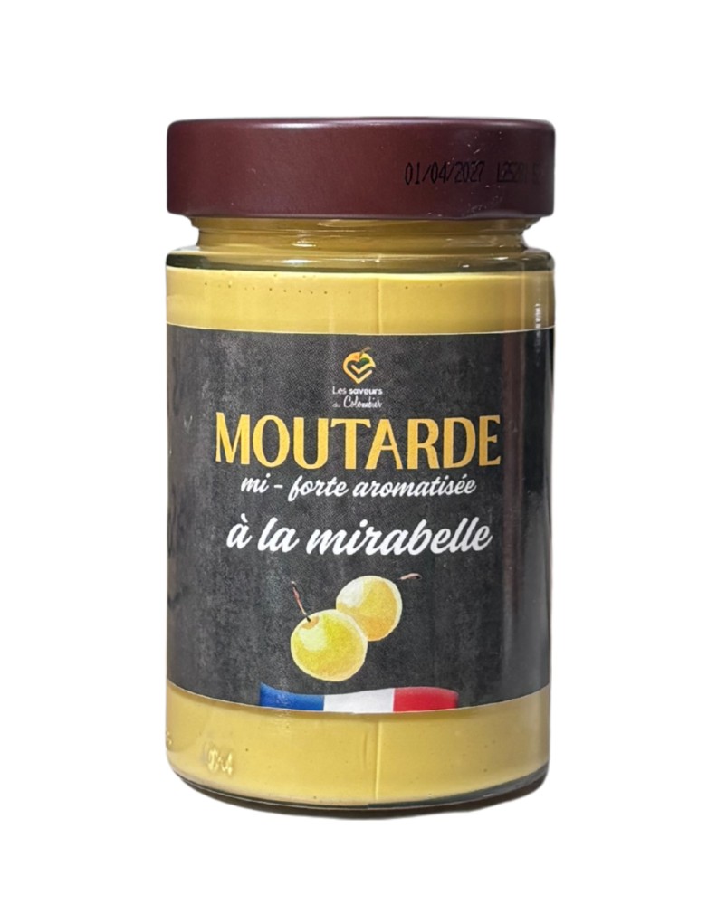 Moutarde mi-forte à la mirabelle - 200g
