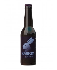 Rabbit 33cl : bière blanche par la Brasserie Okabeer, en Lorraine (54).