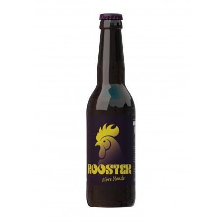 Rooster 33cl : bière blonde par la Brasserie Okabeer, en Lorraine (54).