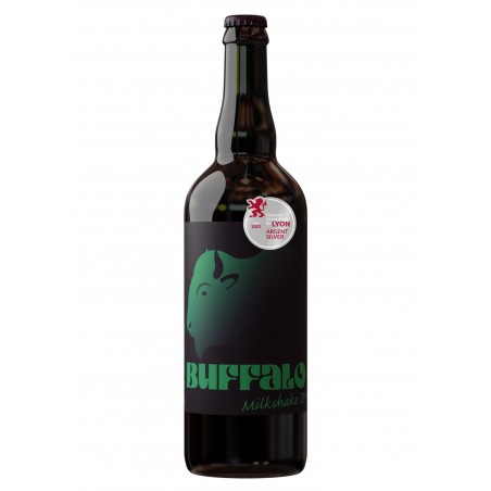 Buffalo milkshake IPA 75cl  : par la Brasserie Okabeer, en Lorraine (54).