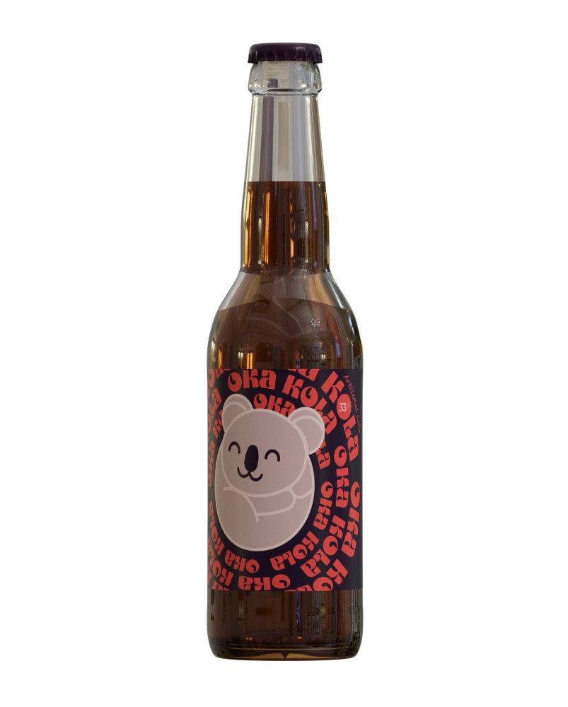 Oka Kola 33cl : Cola artisanal  par la Brasserie Okabeer, en Lorraine (54).