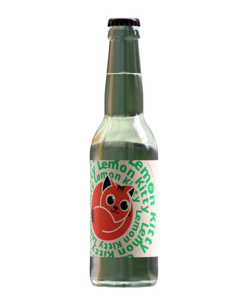 Lemon Kitty 33cl : Limonade artisanale  par la Brasserie Okabeer, en Lorraine (54)