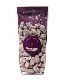 Pralines sucrées à la myrtille 150g, produites en Lorraine par Oursons et Compagnie