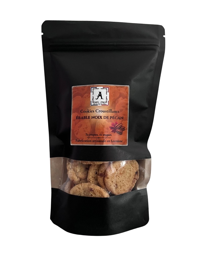 Cookies croustillants noix de pécan-érable  - 120g