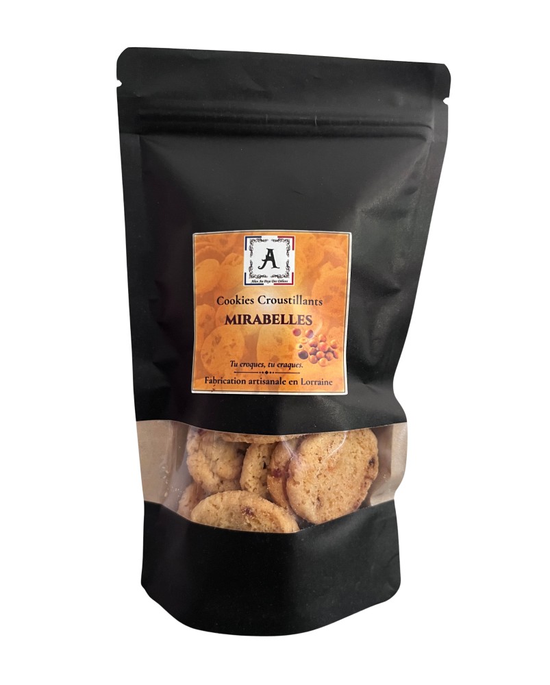 Cookies croustillants mirabelles  - 120g