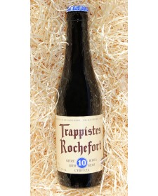 Bière belge Trappistes Rochefort 10, produite à l'abbaye de Notre-Dame de St-Rémy (Rochefort, Belgique)