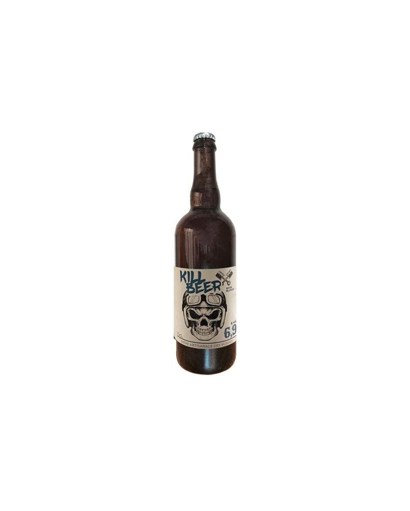 Bière blonde vosgienne Kill Beer 75cl, produite par la brasserie la Madelon des Vosges (88)