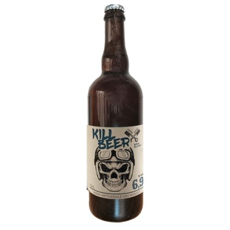 Bière blonde vosgienne Kill Beer 75cl, produite par la brasserie la Madelon des Vosges (88)