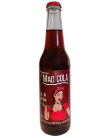 Coca lorrain Cola des Vosges le Mad Cola 33cl, produit par la brasserie vosgienne la Madelon (88)