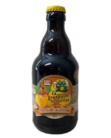 Bière à la mirabelle de Lorraine 33cl, produite par la brasserie de la Grenouille Assoiffée (57)