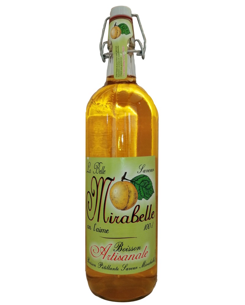 Limonade artisanale aromatisée à la mirabelle La Belle Mirabelle, 1 litre