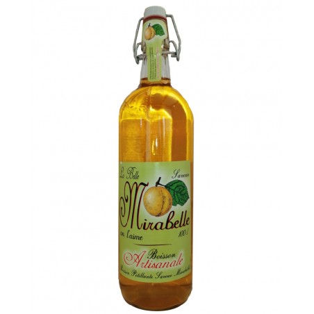Limonade artisanale aromatisée à la mirabelle La Belle Mirabelle, 1 litre