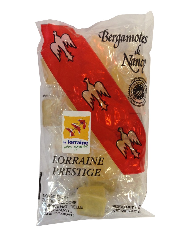 Sachet de bergamotes de Nancy 100g, produites par Lorraine Prestige (54)
