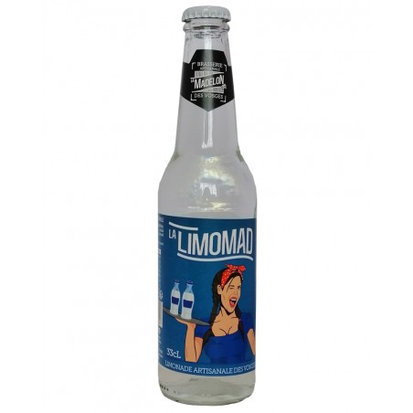 Limonade lorraine Limomad 33cl, produite par la brasserie artisanale la Madelon des Vosges (88)