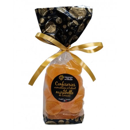 Confiseries gélifiée arôme mirabelle 250g, produites par la confiserie Perrin (54)